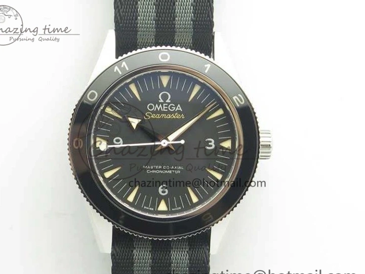 1226 EasyCare Seamaster 300 “Spectre” Limited Edition VSF 1:1 Best Edition On “007” Nato Strap A8400 Super Clone 8075